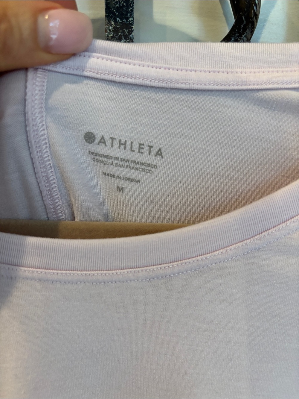 Athleta Pink Move with Ease Short-Sleeve Tee - Picture 2 of 3